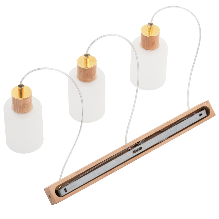 Luster na sajli EVIC 3xE27/60W/230V