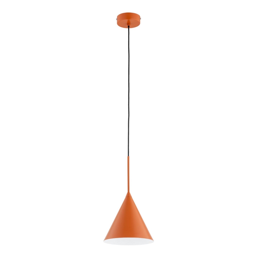 Luster na sajli FABO 1xE27/15W/230V bakrena