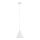 Luster na sajli FABO 1xE27/15W/230V bela