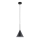 Luster na sajli FABO 1xE27/15W/230V crno