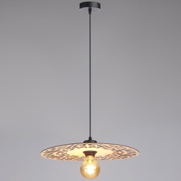 Luster na sajli FALCO 1xE27/60W/230V pr. 40 cm bež