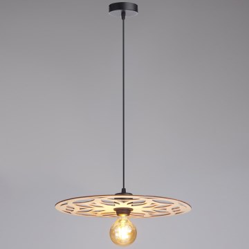 Luster na sajli FALCO 1xE27/60W/230V pr. 40 cm bež