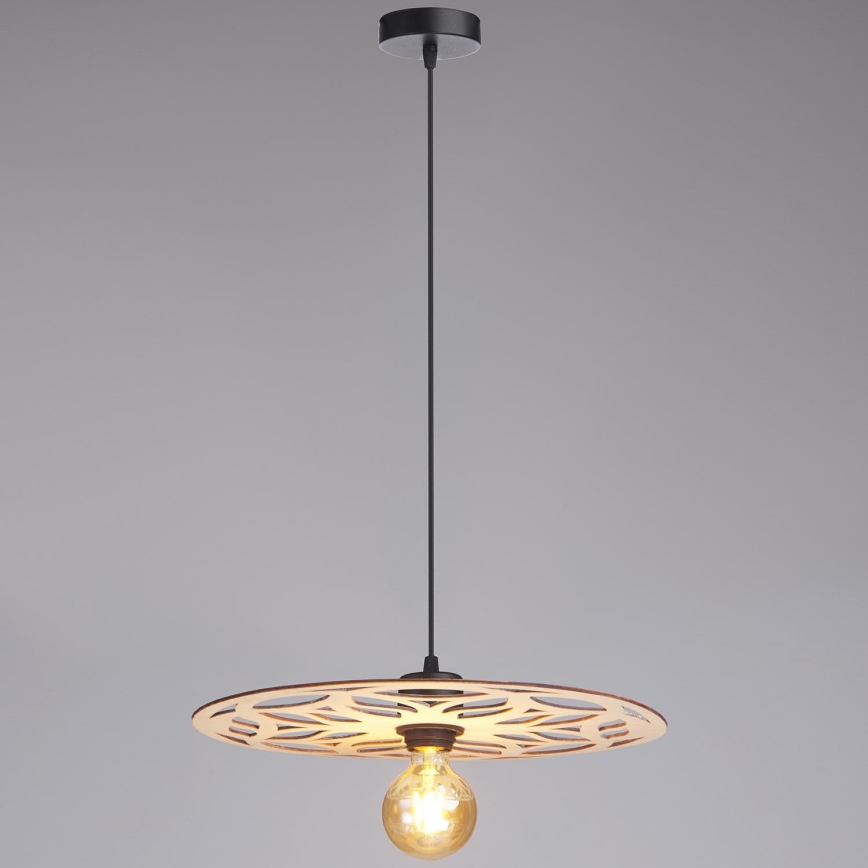 Luster na sajli FALCO 1xE27/60W/230V pr. 40 cm bež