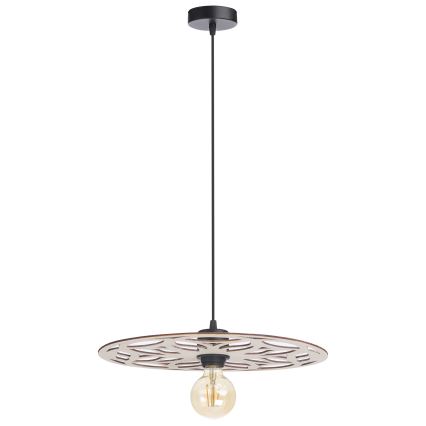 Luster na sajli FALCO 1xE27/60W/230V pr. 40 cm bež