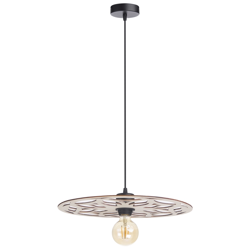 Luster na sajli FALCO 1xE27/60W/230V pr. 40 cm bež