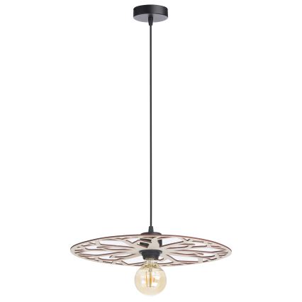 Luster na sajli FALCO 1xE27/60W/230V pr. 40 cm bež