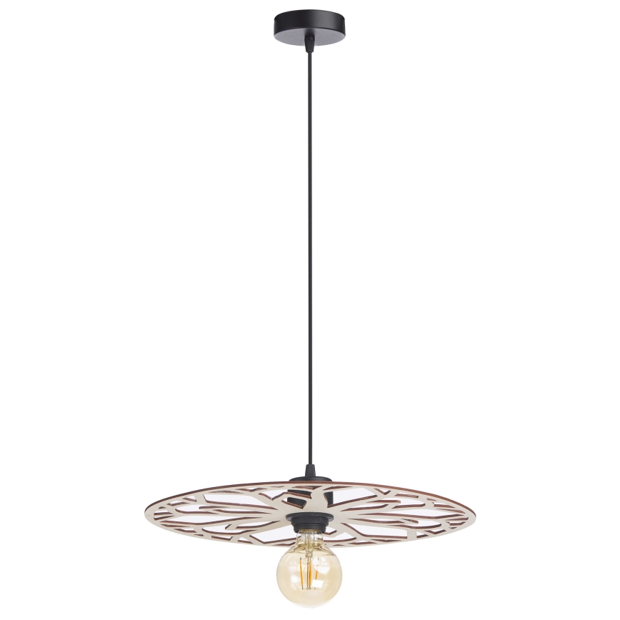 Luster na sajli FALCO 1xE27/60W/230V pr. 40 cm bež