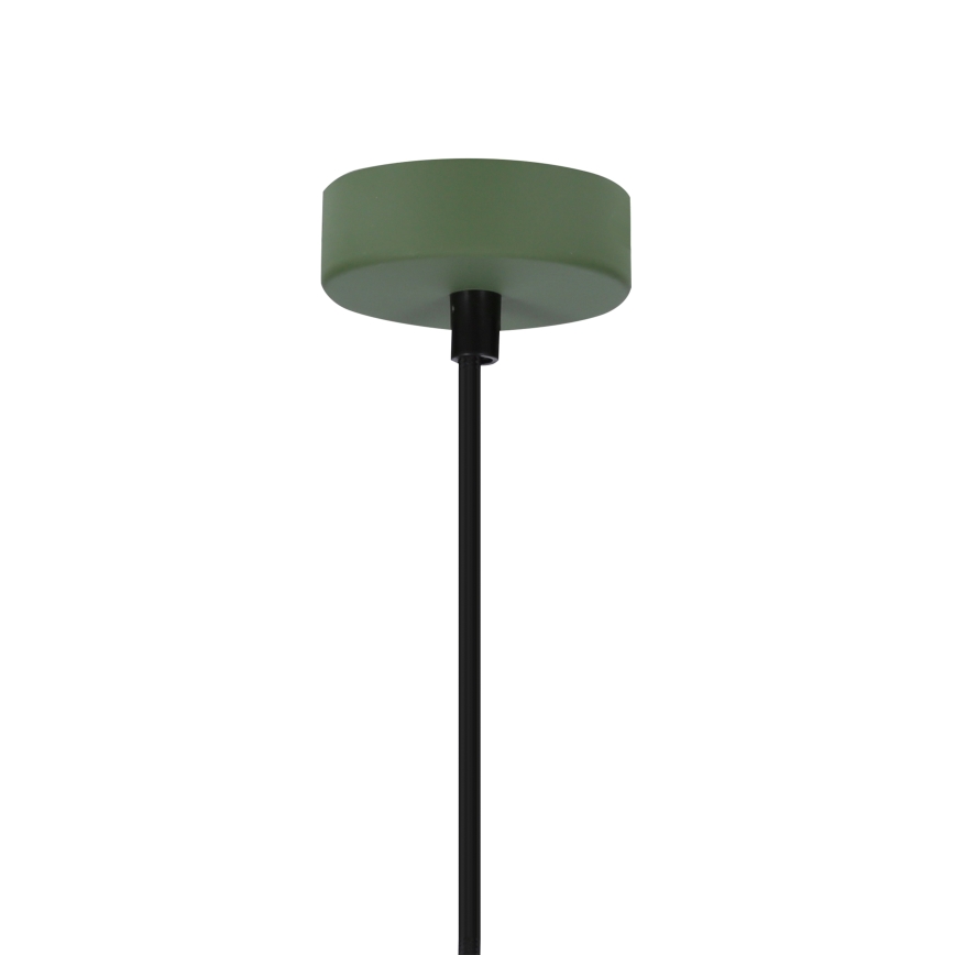 Luster na sajli FARO 1xE27/40W/230V zelena/bukva
