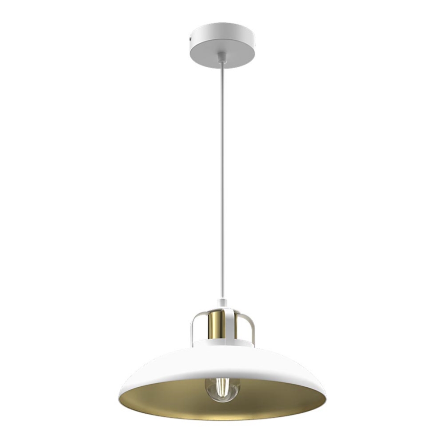 Luster na sajli FELIX 1xE27/60W/230V bela