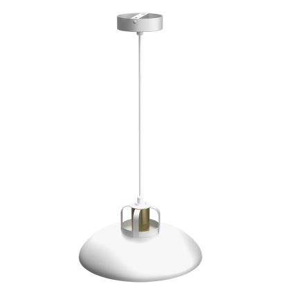 Luster na sajli FELIX 1xE27/60W/230V bela