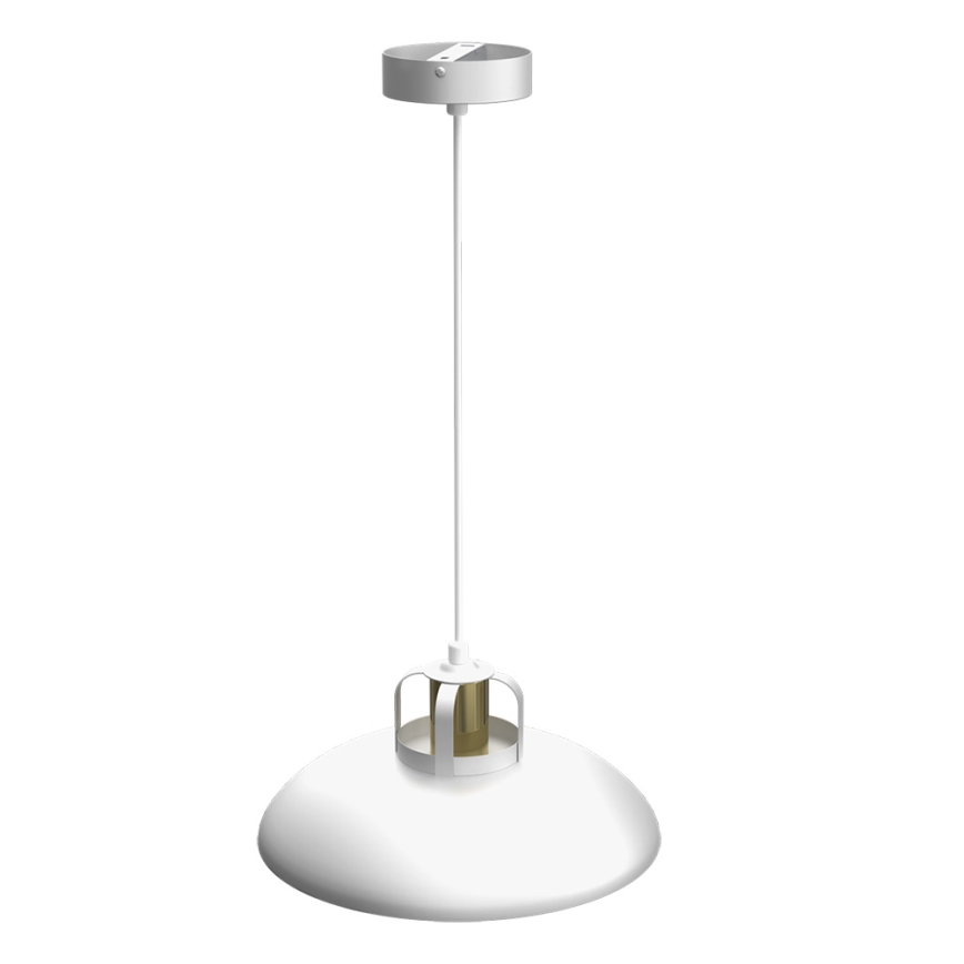 Luster na sajli FELIX 1xE27/60W/230V bela
