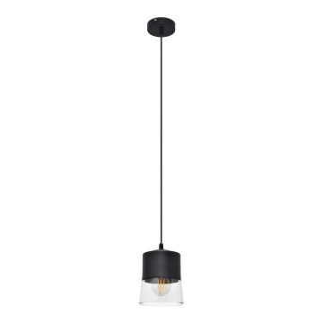 Luster na sajli FERGIE 1xE27/15W/230V crno