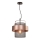 Luster na sajli FIBA 1xE27/60W/230V roze zlatno/crno