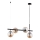 Luster na sajli FIORE 4xE14/10W/230V crno