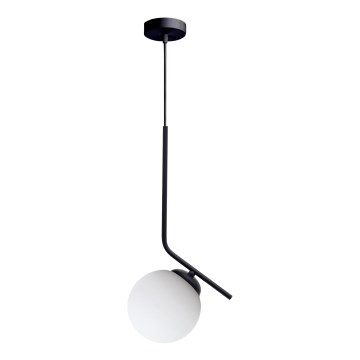 Luster na sajli FIRA 1xE27/60W/230V crno