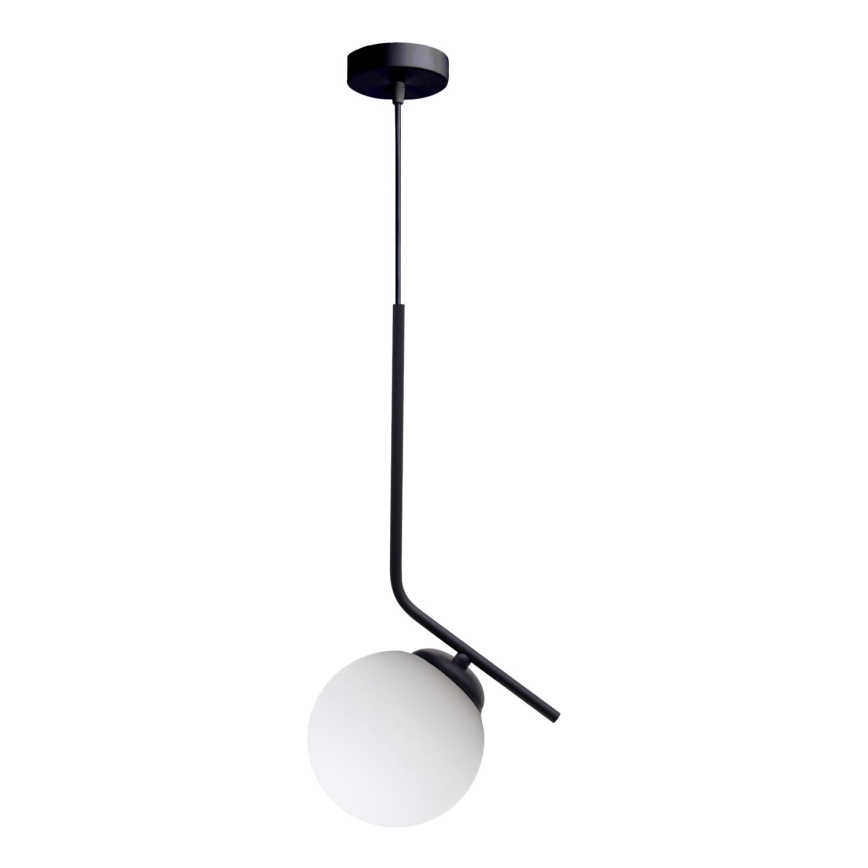 Luster na sajli FIRA 1xE27/60W/230V crno