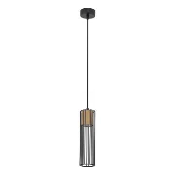 Luster na sajli FOBIA 1xGU10/25W/230V crno/zlatna