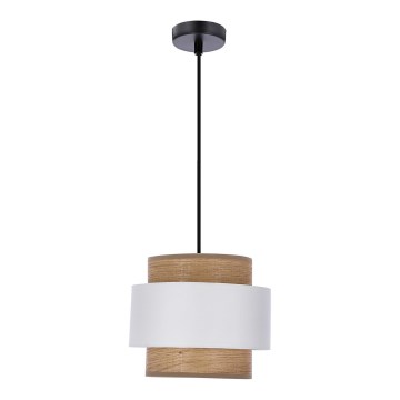 Luster na sajli FORNI 1xE27/40W/230V braon/bela