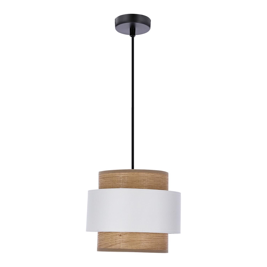 Luster na sajli FORNI 1xE27/40W/230V braon/bela