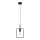 Luster na sajli FRAME 1xE27/60W/230V crno