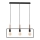 Luster na sajli FRAME 3xE27/60W/230V crno