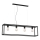 Luster na sajli FRAME 4xE27/60W/230V crno
