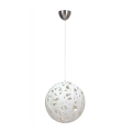 Luster na sajli FRIDA 1xE27/60W/230V bela