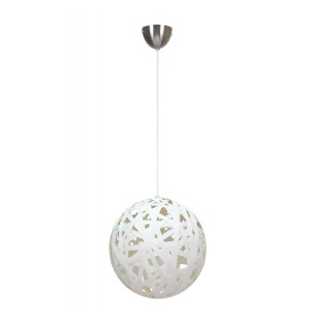 Luster na sajli FRIDA 1xE27/60W/230V bela