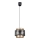 Luster na sajli GABI 1xE27/60W/230V zlatna/crno pr. 20 cm