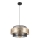 Luster na sajli GABI 1xE27/60W/230V zlatna/crno pr. 40 cm
