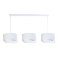 Luster na sajli GALAXY 3xE27/60W/230V bela