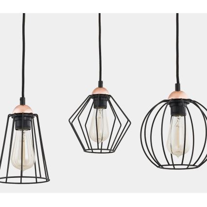Luster na sajli GALAXY 4xE27/60W/230V pauk