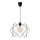 Luster na sajli GALL 1xE27/60W/230V crno