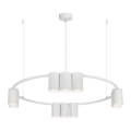 Luster na sajli GENESIS 10xGU10/8W/230V bela