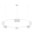 Luster na sajli GENESIS 15xGU10/8W/230V bela