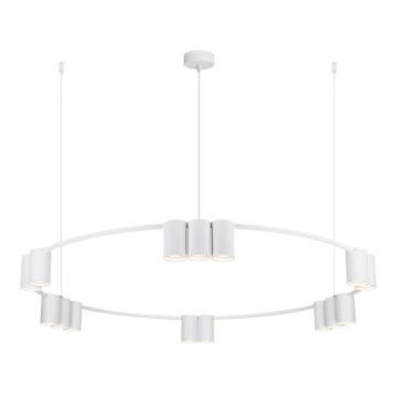 Luster na sajli GENESIS 15xGU10/8W/230V bela