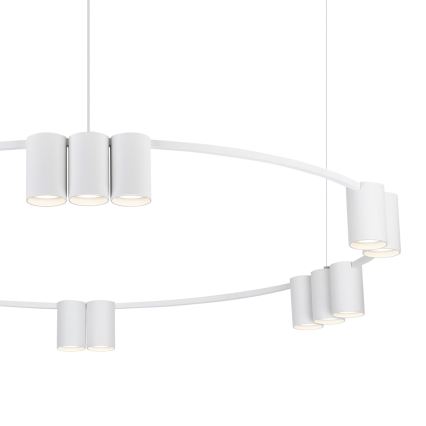 Luster na sajli GENESIS 15xGU10/8W/230V bela