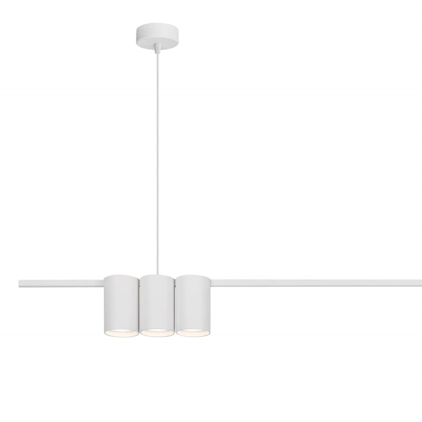 Luster na sajli GENESIS 5xGU10/8W/230V bela