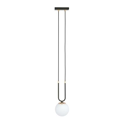 Luster na sajli GLAM 1xE14/10W/230V crno