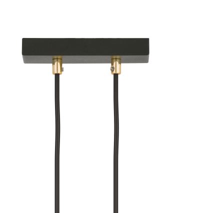 Luster na sajli GLAM 1xE14/10W/230V crno