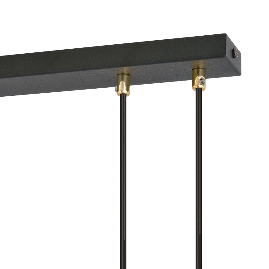 Luster na sajli GLAM 3xE14/10W/230V crno