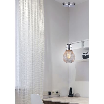 Luster na sajli GLIVA 1xE27/60W/230V