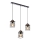 Luster na sajli GLOB 3xE27/40W/230V crno