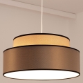 Luster na sajli GRACE 1xE27/60W/230V bež/braon