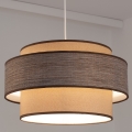 Luster na sajli GRACE 1xE27/60W/230V bež/braon