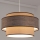 Luster na sajli GRACE 1xE27/60W/230V bež/braon