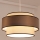 Luster na sajli GRACE 1xE27/60W/230V kremasta/braon
