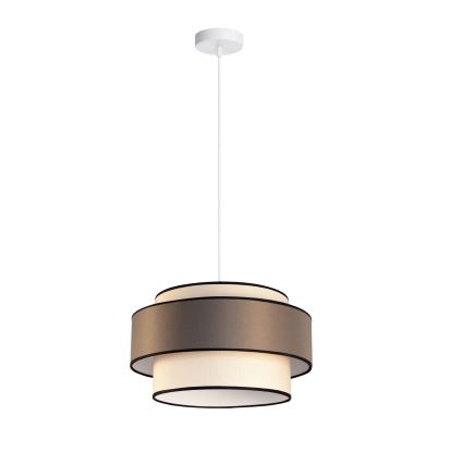 Luster na sajli GRACE 1xE27/60W/230V kremasta/braon
