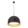 Luster na sajli GRAVITY 3xE27/7W/230V crno