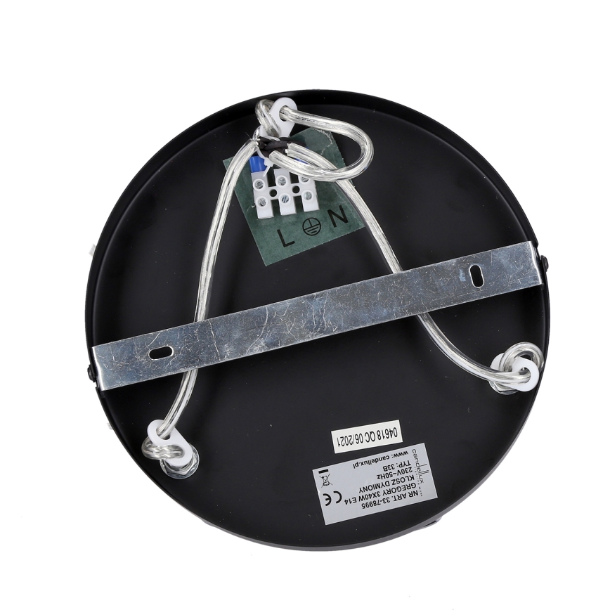 Luster na sajli GRENIKO 3xE14/40W/230V